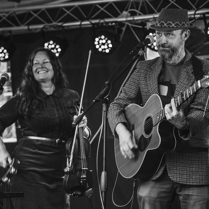 Bryter Than - Deepdale Festival | 26th to 29th September 2024 - Musical folks who play indie folk infused songs.  They're regulars at Deepdale, both to play and to camp, lovely to see them back again.