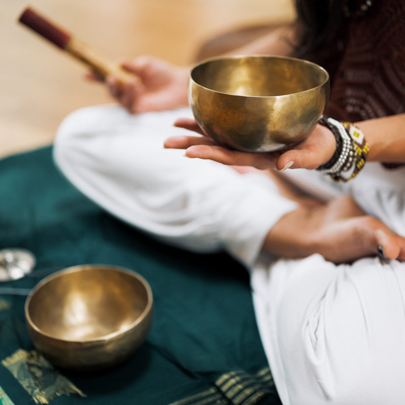 Singing Bowls Meditation - Deepdale Festival | 22nd to 25th September 2022 - Niki Gregory will be introducing you to singing bowls, sometimes known as a gong bath.  Immerse yourself in the sound waves generated, a gentle meditation session.