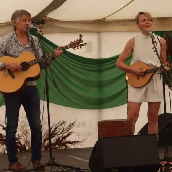 The Larks - Deepdale Festival | 26th to 29th September 2024 - Acoustic duo - voices in harmony, guitar and mandolin.